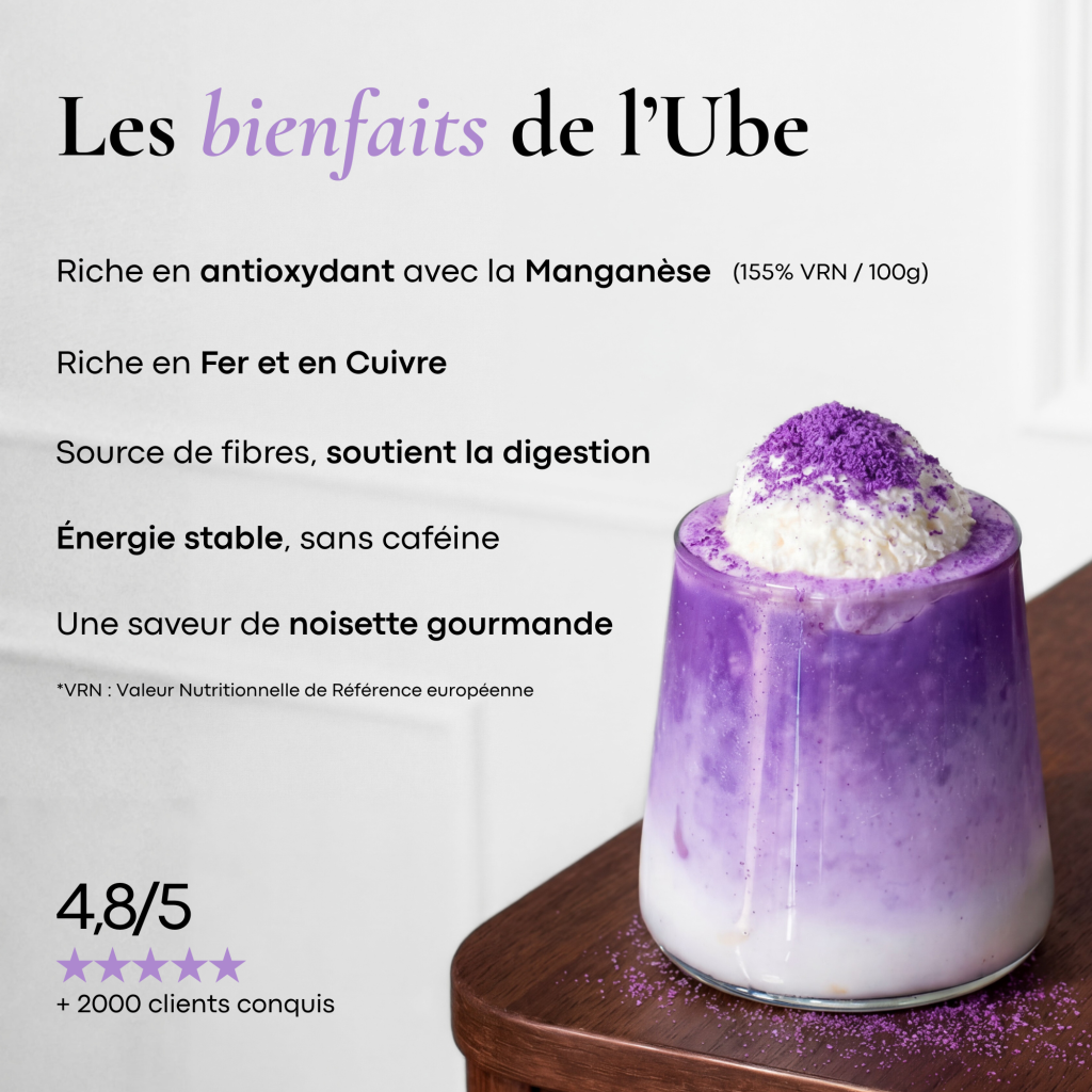 bienfaits Ube Latte