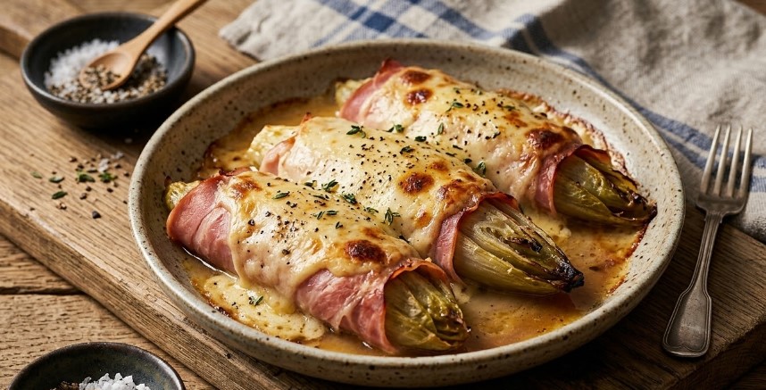 endives au jambon gratinées