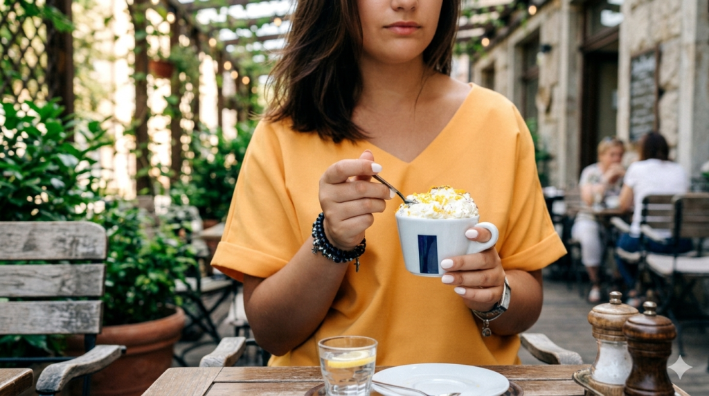 déguster mug cake au chocolat blanc
