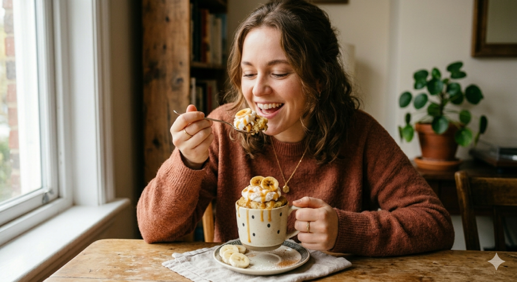 déguster mug cake