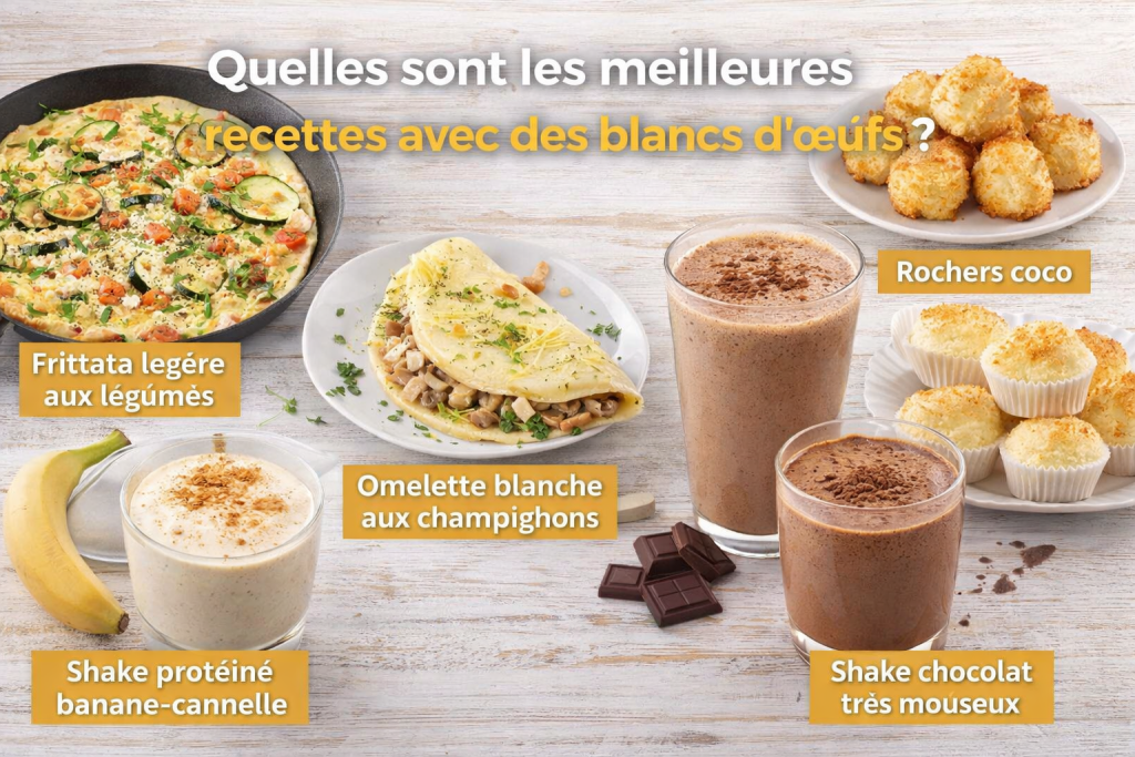 recettes avec des blancs d’œufs