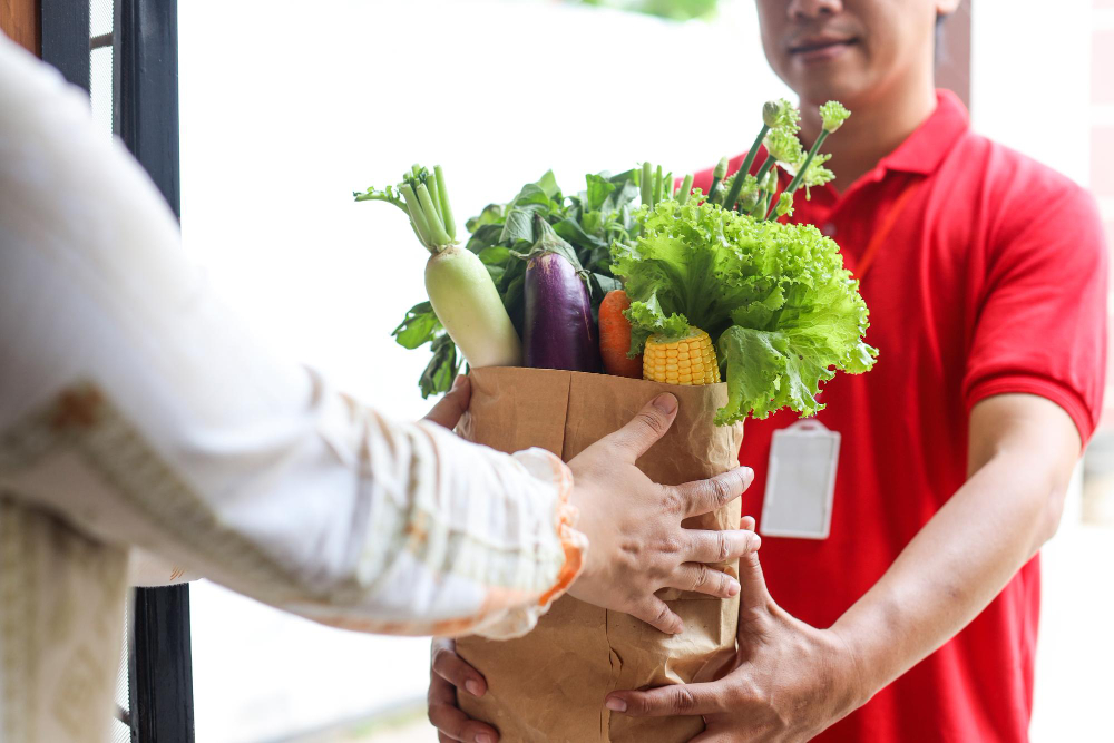 Paniers de légumes frais livrés