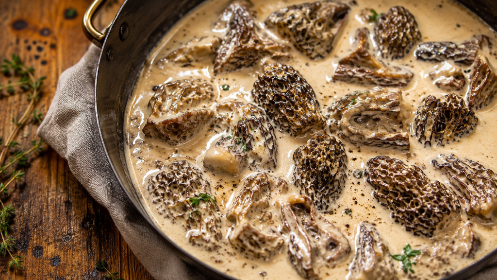 sauce aux morilles cognac