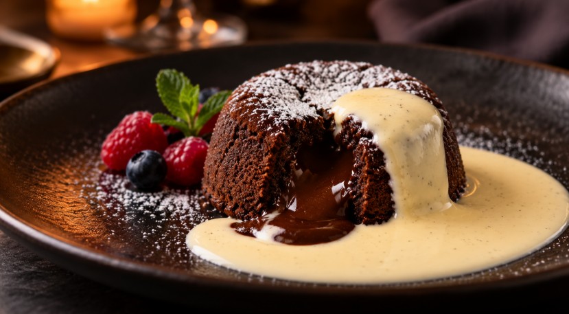 fondant au chocolat