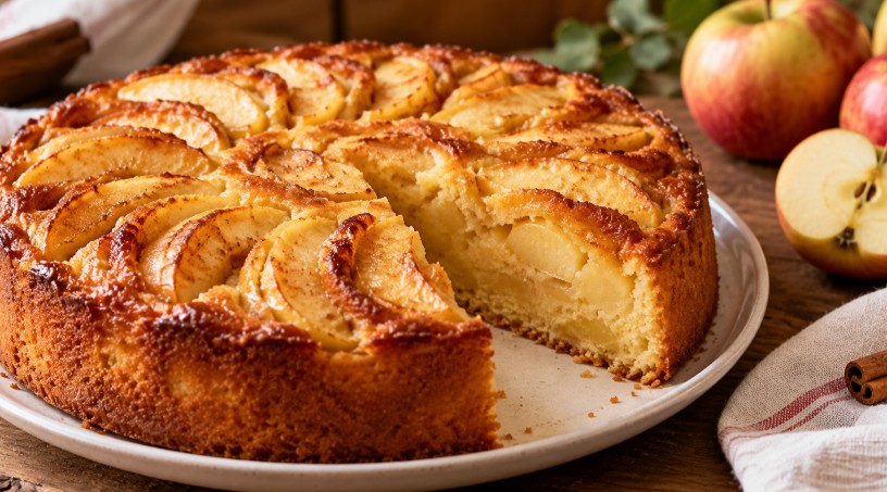 gâteau aux pommes